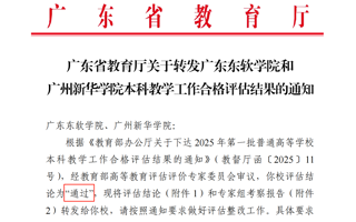 世界杯官网顺利通过教育部本科教学工作合格评估