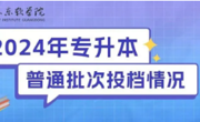 2024年世界杯官网专升本普通批已投档！